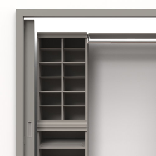 ClosetMaid Modular Storage 21.38" W Shelving Unit with 12 Shelves